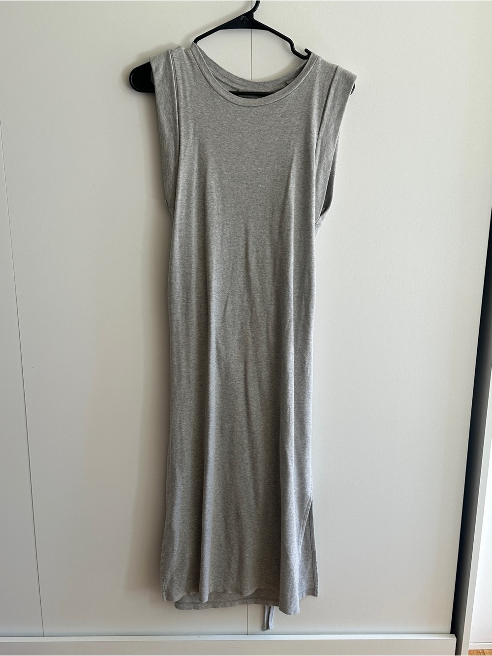 Vince Sleeveless Gray Midi Dress